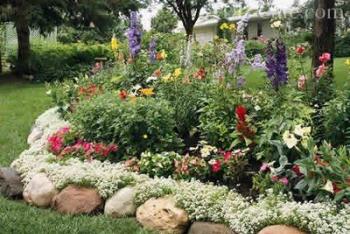 Design de paturi de flori la dacha: reguli de bază și idei pentru crearea unei grădini de flori Cum să decorezi o grădină de flori lângă casă